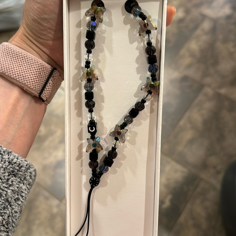 Casetify butterfly phone lanyard